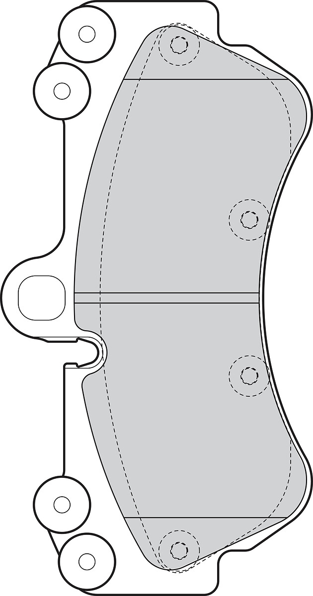 BRAKE PADS FIRST VW TOUAREG11.03 11.06